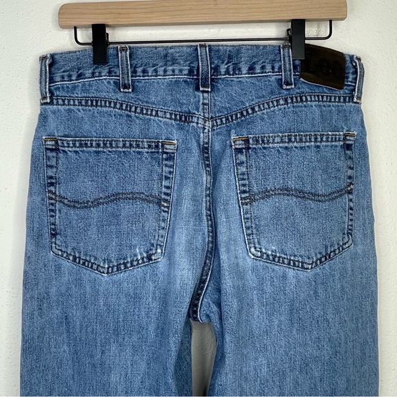 Lee 32x32 Regular Fit Straight Leg Jeans - Picture 3 of 10